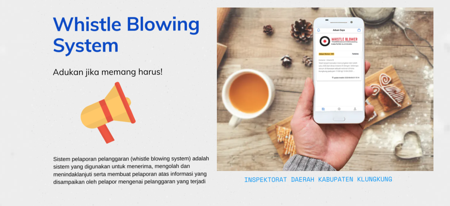 Whistle Blower System Klungkung